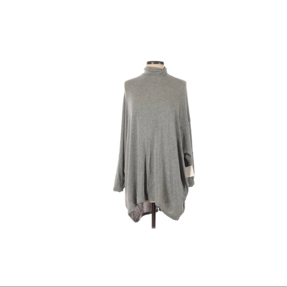 Free People Tops - New With Tags - Free People We the Free Top Gray Soft & Stretchy Knit